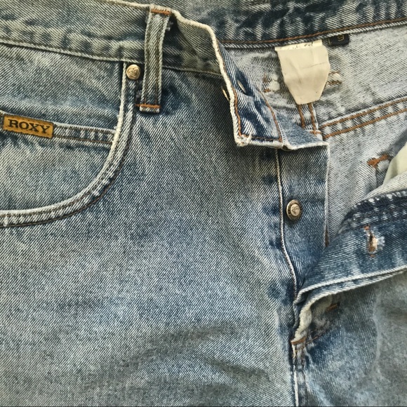 Quicksilver Roxy Button Fly Jean Shorts - Picture 4 of 8